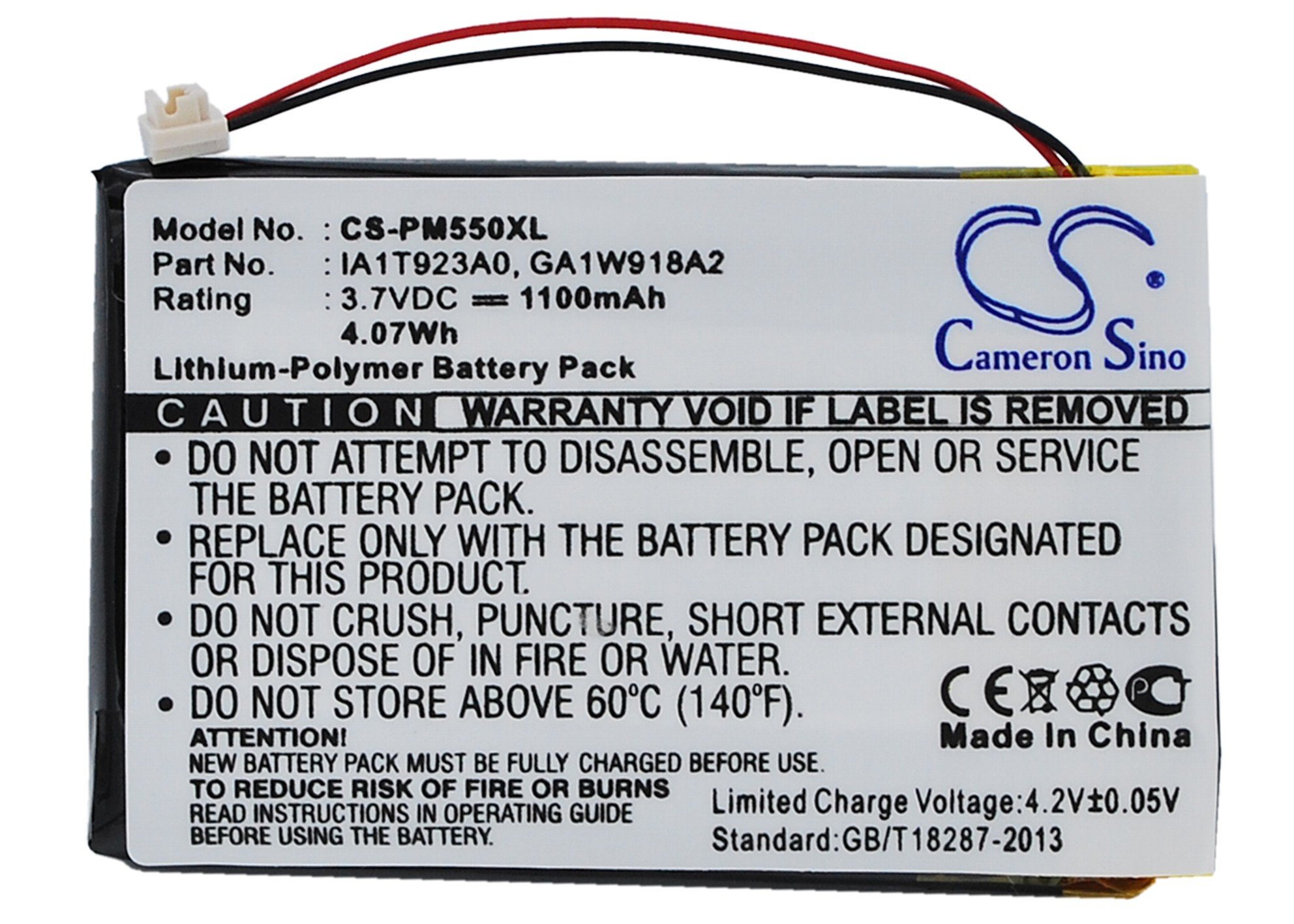 Batterie pour Palm ZIRE 71, 3.7V, 850mAh, Li-ION