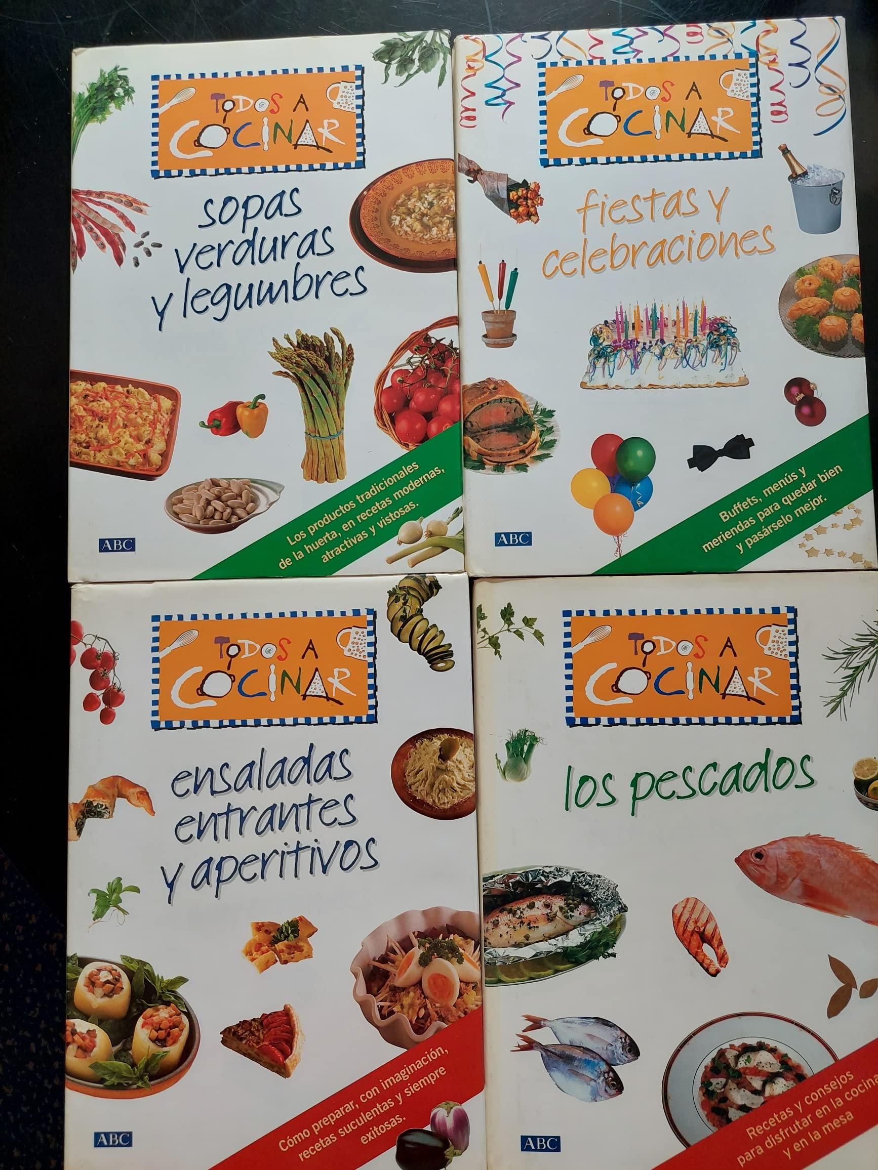 Todos A Cocinar Colección ABC 8 libros para evitar la monotonía culinaria en casa