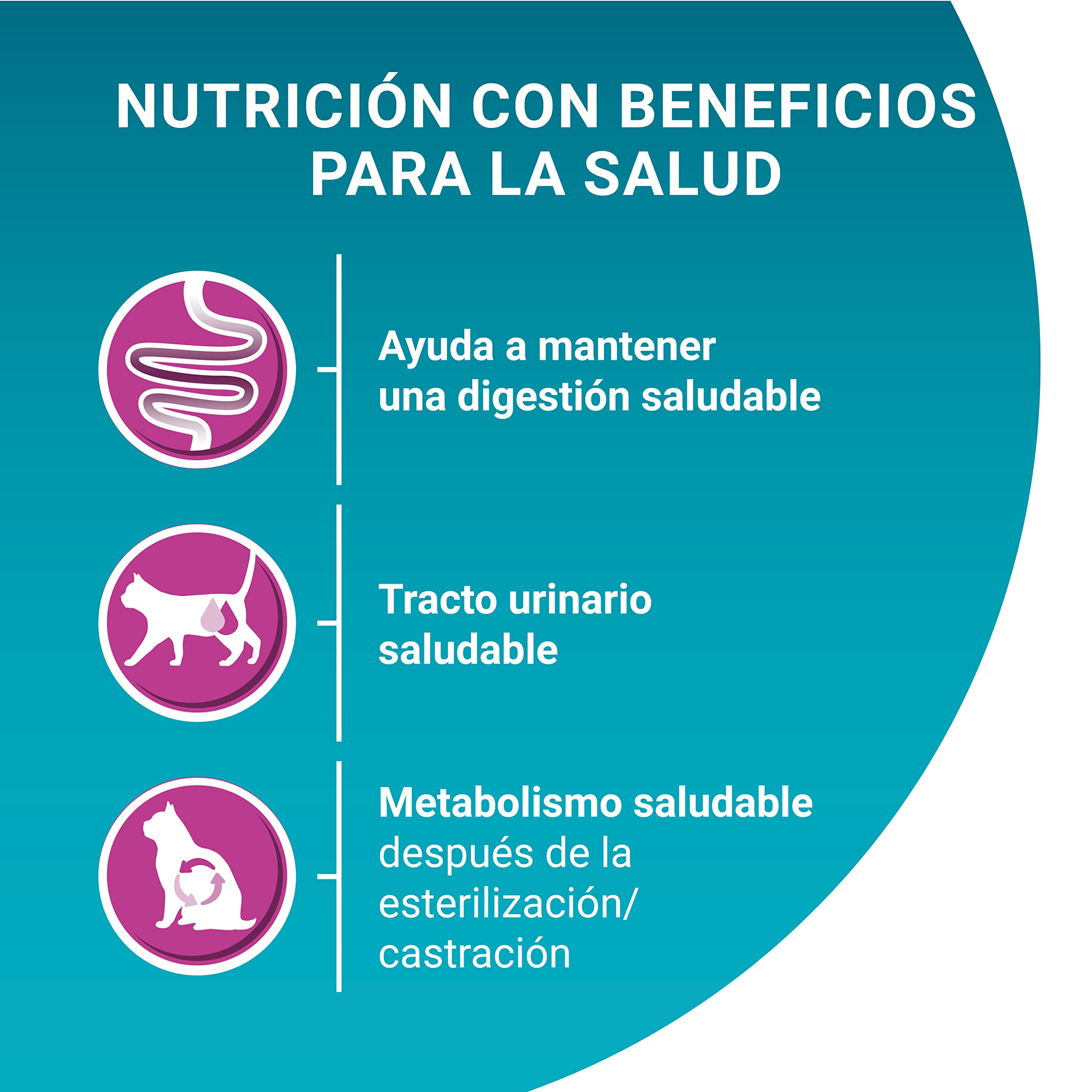 Purina ONE pienso gato Esterilizado Adulto digestión Sensible 6x1,5 kg