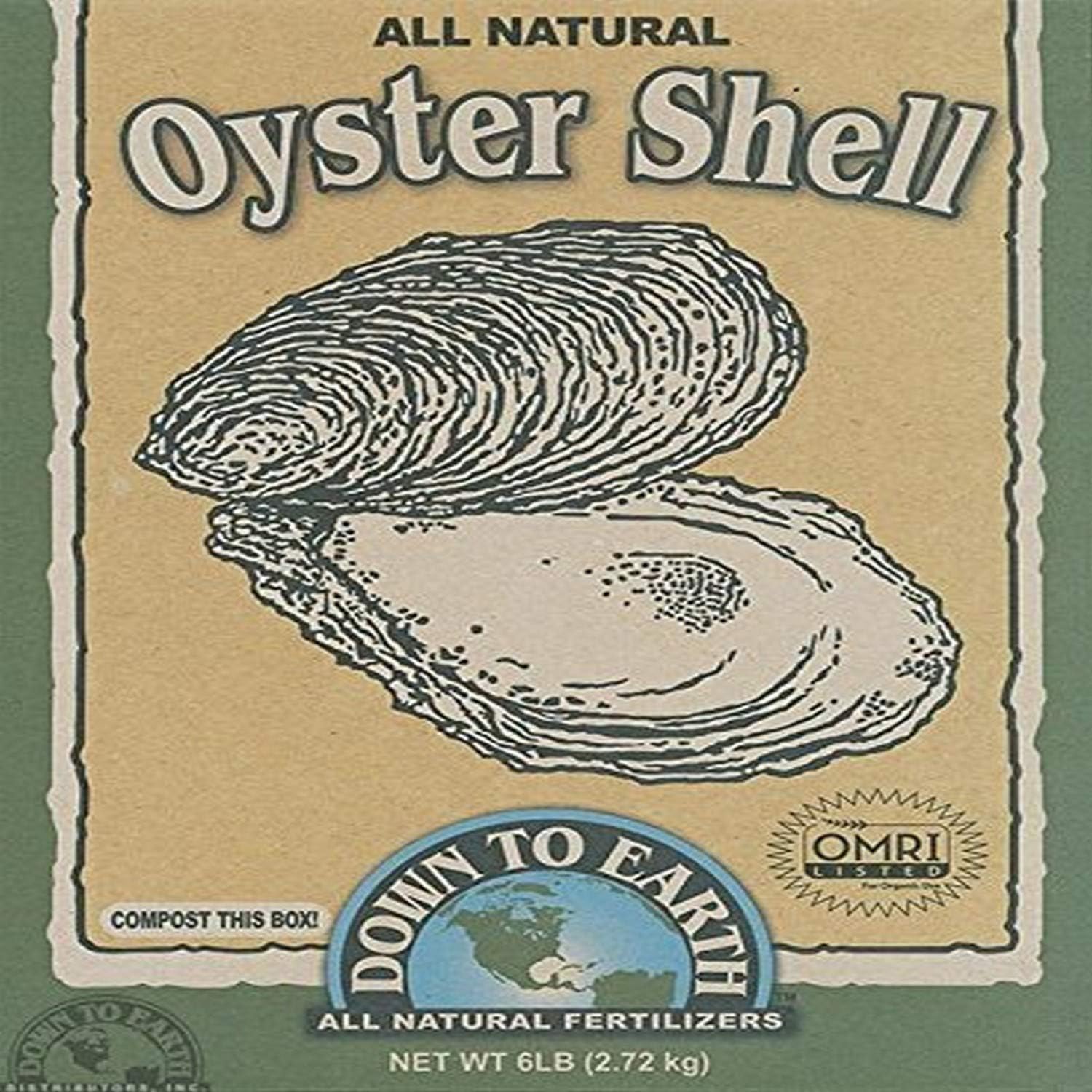 Down To Earth 6-Pound Oyster Shell Flour