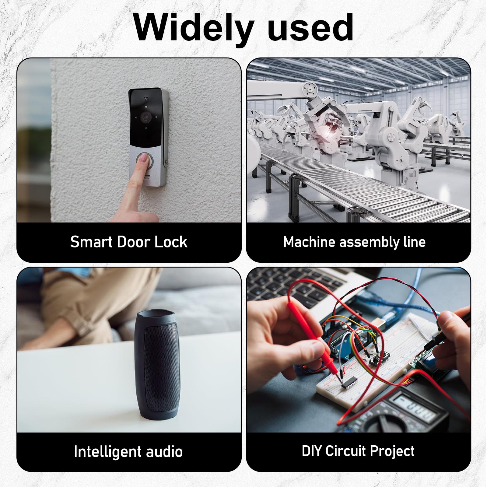 ESP Modulo relè a 4 canali con ESP-32 WiFi Bluetooth, DC5-30V/AC220V, scheda di sviluppo per progetti fai da te Smart Home & IoT, facile programmazione con Arduino IDE