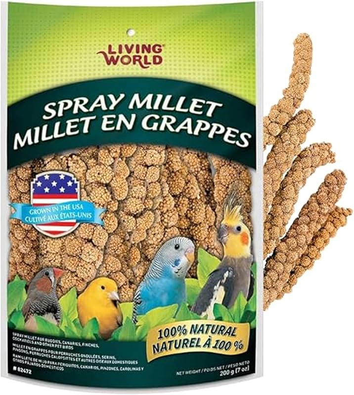 Spray de mijo para pájaros, 7 oz