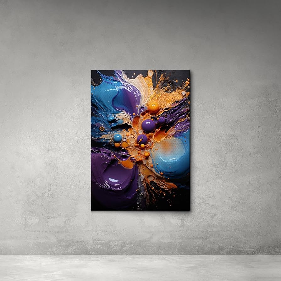 Contemporary Abstract Resin Art
