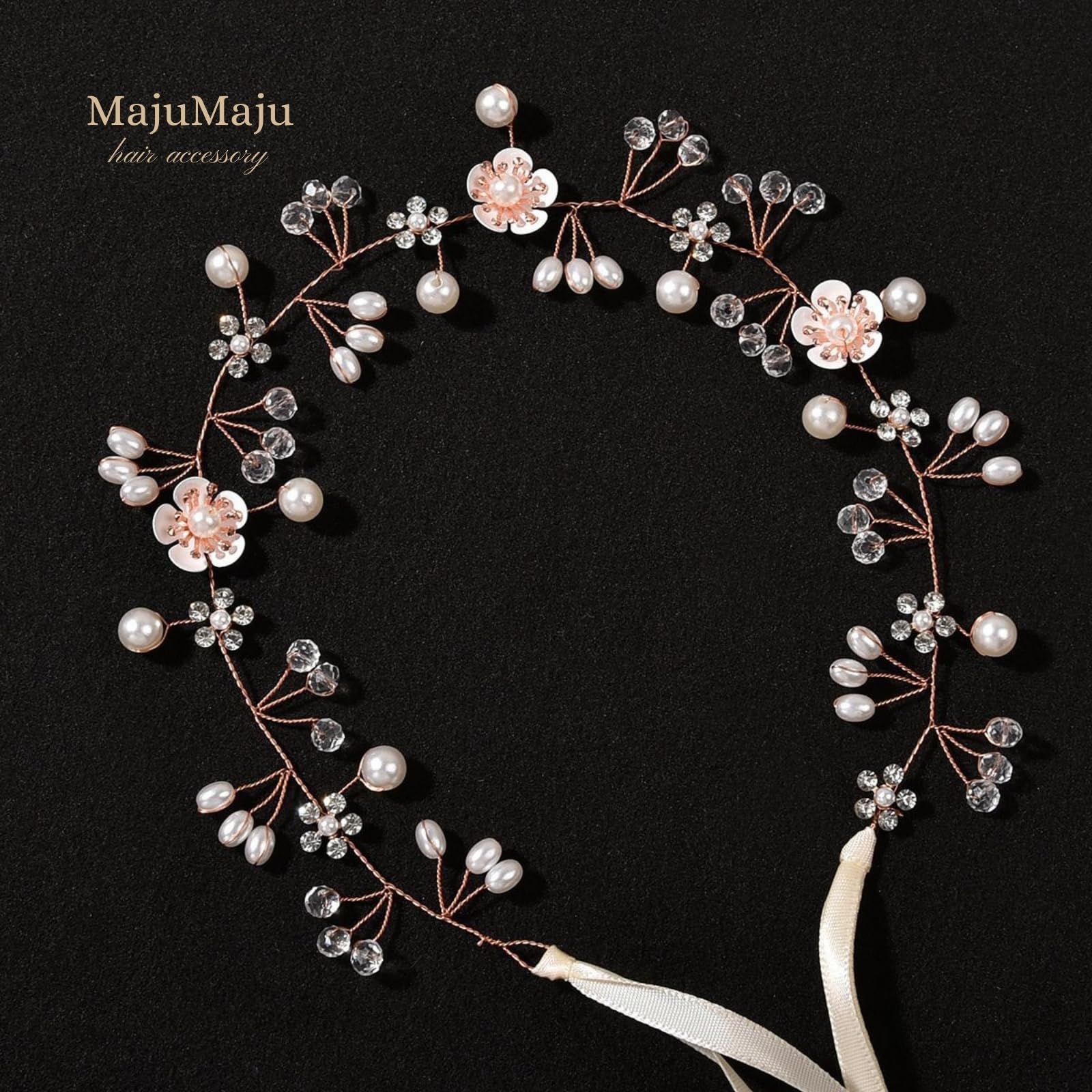 Amazon.co.jp: [MajuMaju]ヘアアクセサリー ピアノ発表会 ヘッドドレス