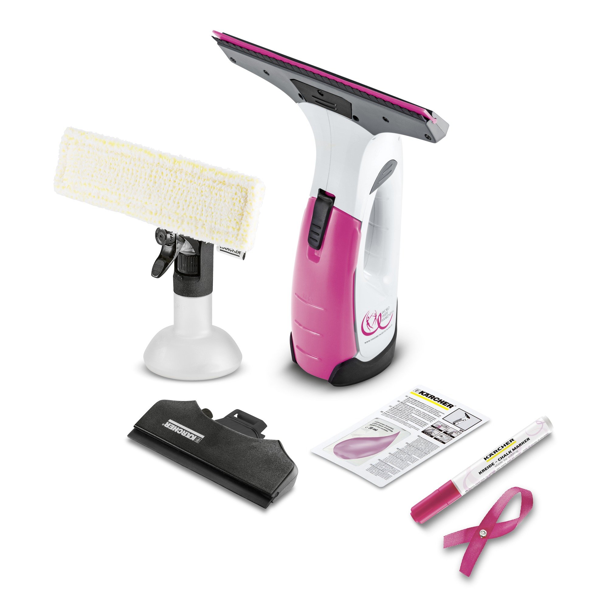 Kärcher 1.633–427.0 fenêtre Aspirateur WV 2 Premium Pink Ribbon