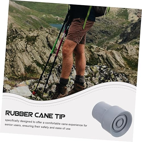 Miniatura 9 de BESPORTBLE Rubber Tips for Walking Sticks and Trekking Poles Non-Slip Replacement Feet for Canes Easy Install Antislip Design for Enhanced Stability