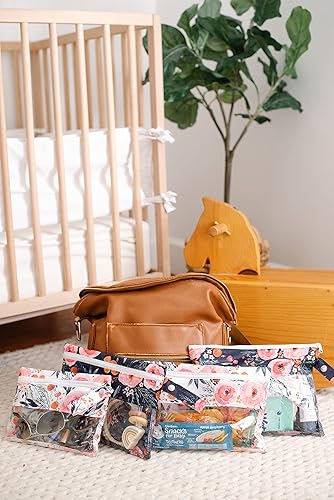 Miniatura 2 de Bolsas organizadoras transparentes para pañales Juego de 4 bolsas de pañales I cubos de embalaje I bolsa de pañales bolsas organizadoras I bolsas