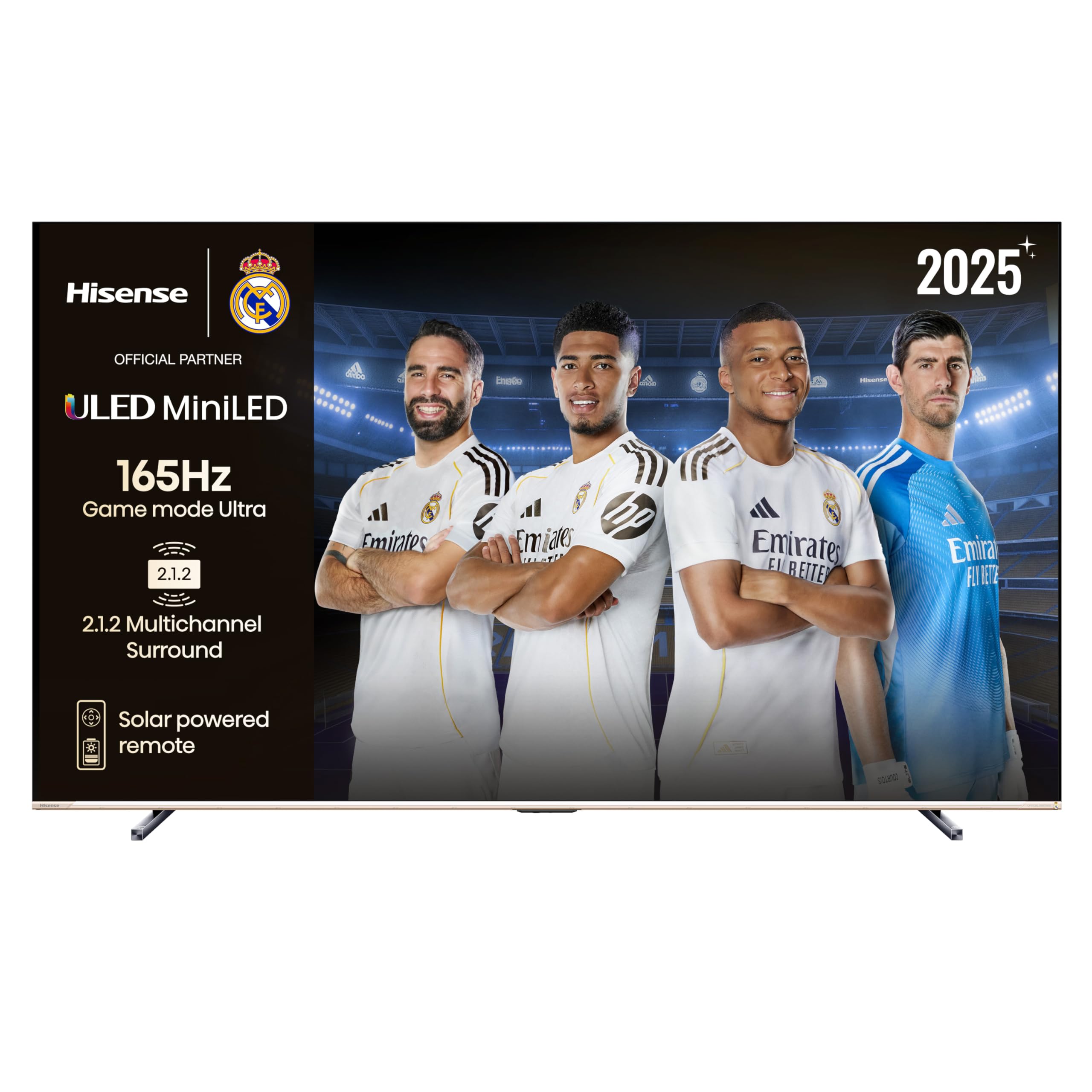 Hisense 100U70Q Pro - Mini LED Pro Smart TV 100 Pulgadas, Procesador Hi-View IA Pro, Modo Juego Ultra de 165Hz, Full Array Local Dimming, Sonido 2.1.2, Dolby Vision IQ, Dolby Atmos, Antireflejos