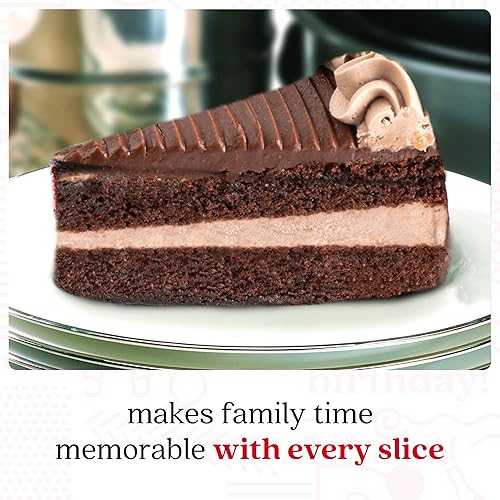 Miniatura 4 de David's Cookies Pastel de chocolate vienés Sachertorte - Postre de chocolate gourmet de 10 pulgadas con ganache de chocolate negro, perfecto para