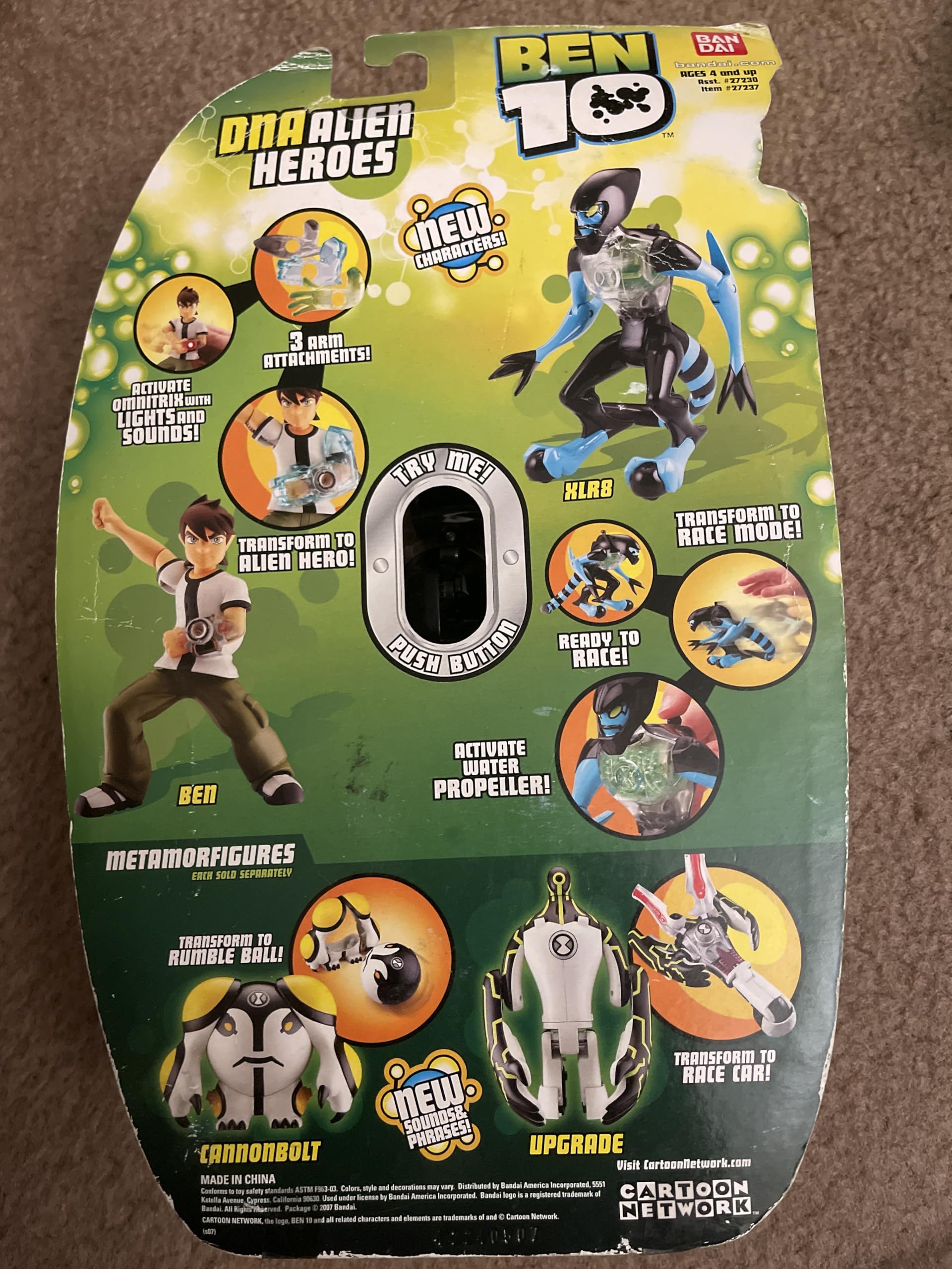 Ben 10 DNA Alien Heroes - XLR8 : Amazon.com.au: Toys & Games