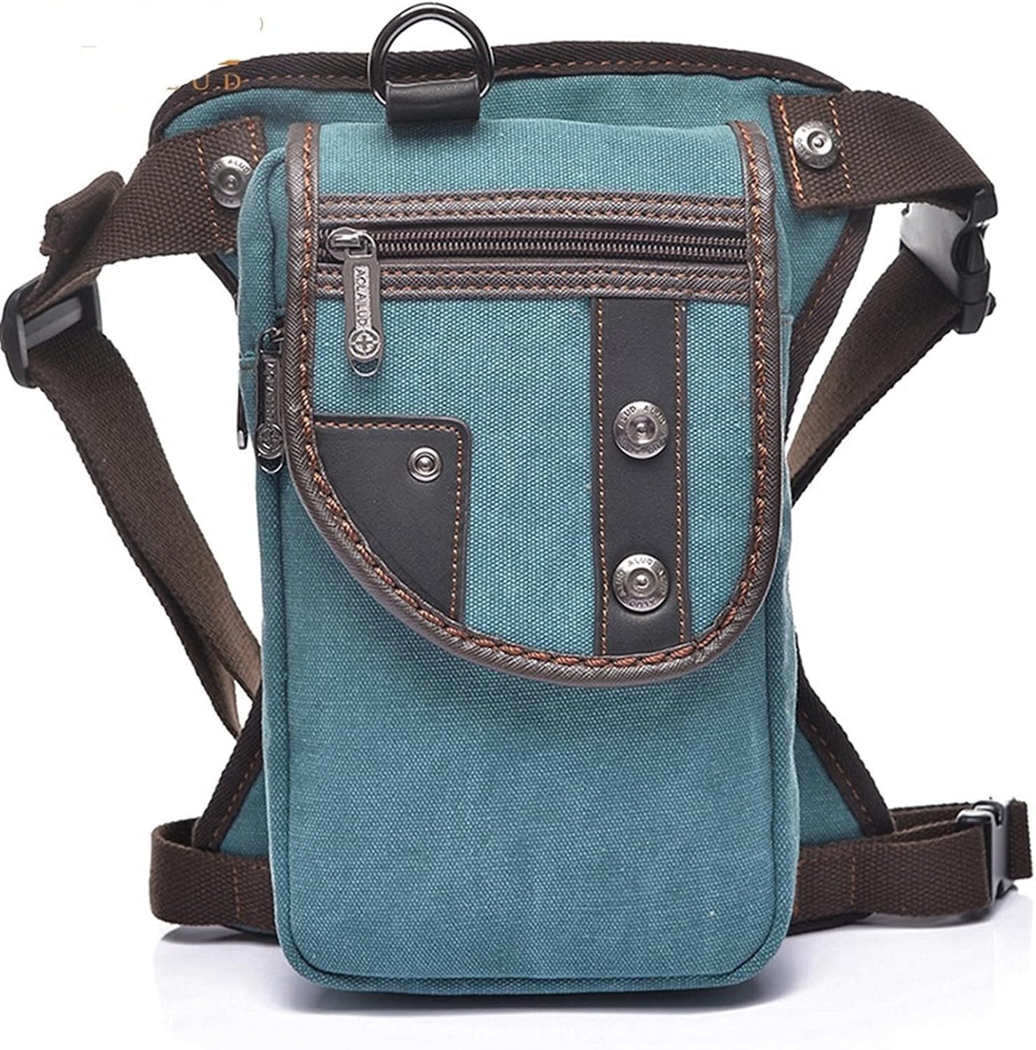 Zewnętrzna torba na udo Torba na udo, Vintage Nylonowa saszetka biodrowa Na co dzień Męska torba na nogę Fanny Pack Torba na udo Torba na biodra lub biodra Saszetka biodrowa, Płótno Jasnonie