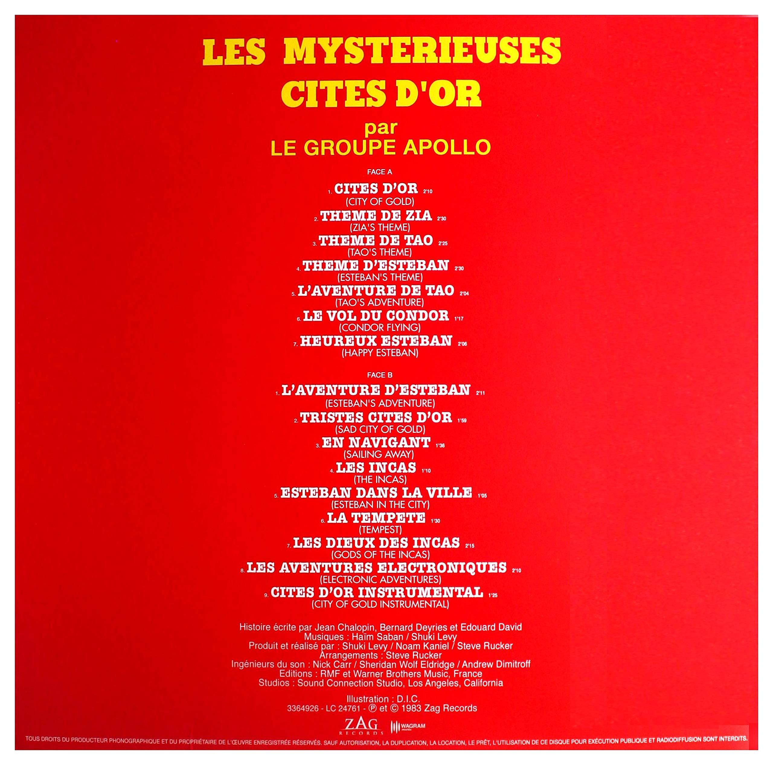 Les Mysterieuses Cites d'Or bag