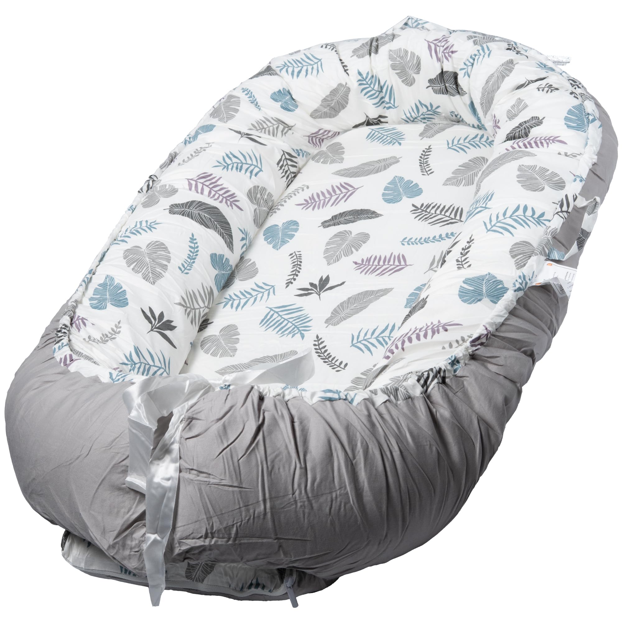 LuxeVogue Portable Baby Support Base for Awake Time, Foldable & Soft, 100% Cotton, Machine Washable