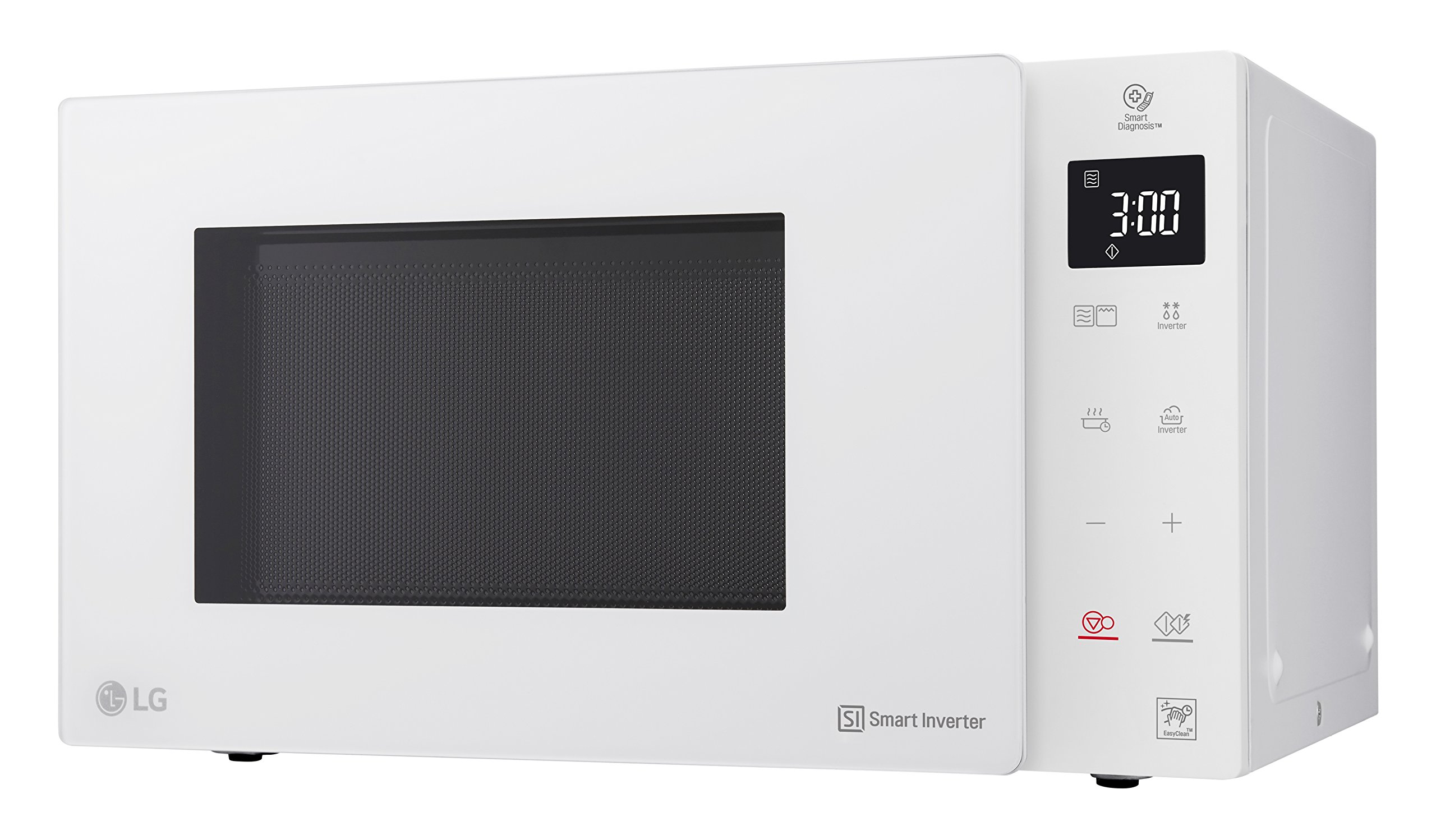 LG Electronics MH 6535 GIH kuchenka mikrofalowa z grillem, 1000 W, 25 l, wyświetlacz cyfrowy, kolor biały