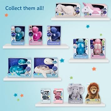 Cloud b Lovelight Buddies - Billy Bunny Baby Night Light Kids & White Noise Machine Baby - Sleep Aid | 8 Sounds inc Lullabies & Voice Recorder