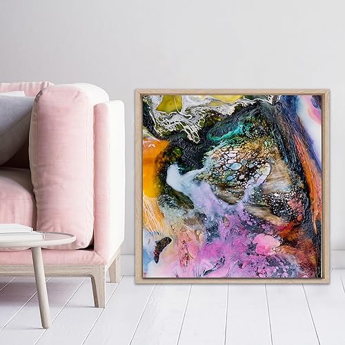 Miniatura 3 de Marco flotante de 20 x 20 pulgadas para pinturas en lienzo de 1.5 pulgadas de profundidad, impresiones en lienzo, paneles de lienzo de madera, arte