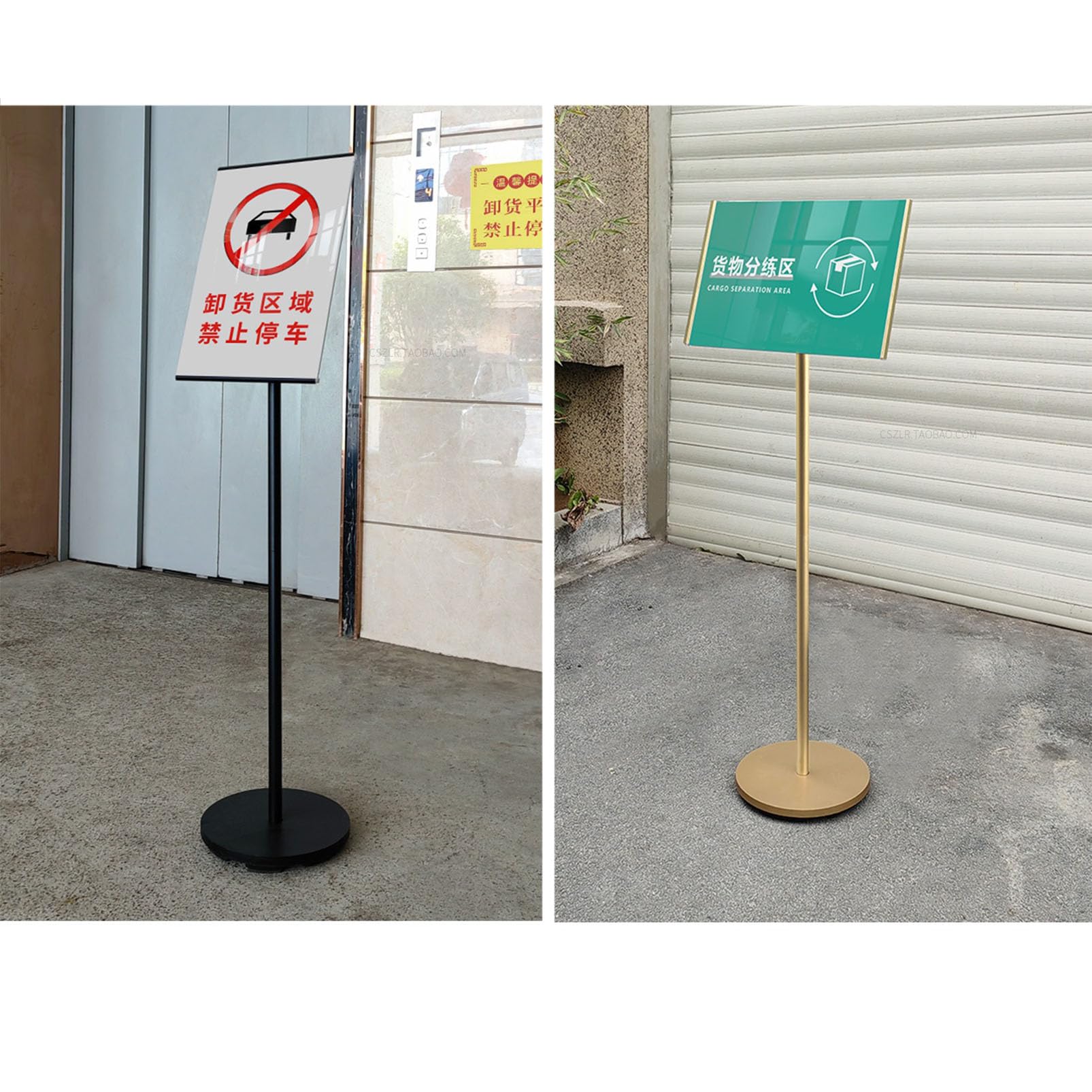 Soporte para carteles, versátil para carteles y avisos, ideal para bodas y eventos de negocios, soporta orientación vertical y horizontal