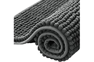 Super Soft Bathroom Rugs, Absorbent Bath Mat Non Slip Plush Bath Rug...