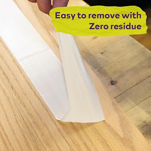 Miniatura 8 de ATack Cinta de carpintería de doble cara, 1 pulgada por 36 yardas (paquete de 3) Cinta de doble cara para CNC y plantilla de madera, extraíble, sin