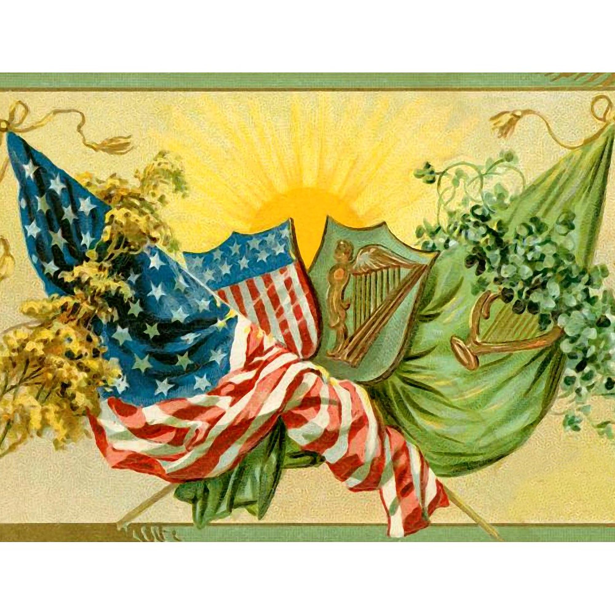 CafePress American Irish Patches 4