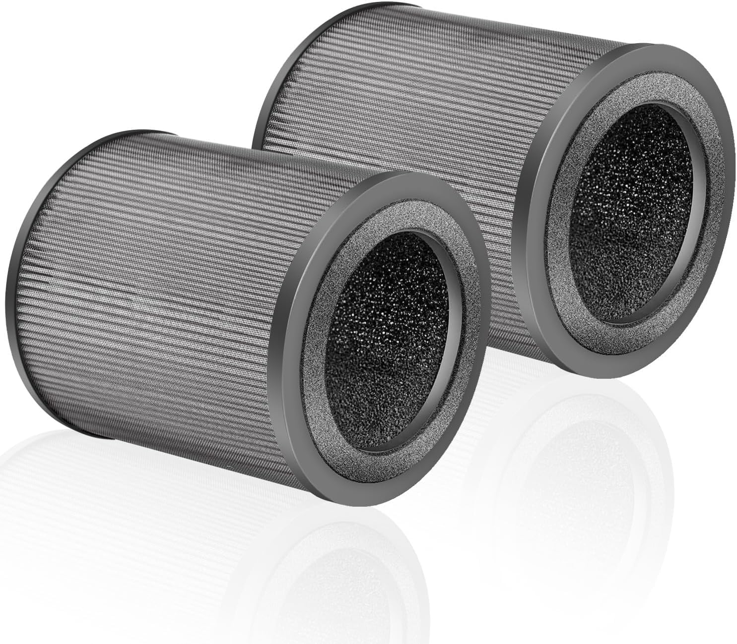 Slirceods Air Filter Compatible with Coway Airmega 50 Air Purifier Replacement Filters, H13 Filter, Activated Carbon Filter, 2-Pack