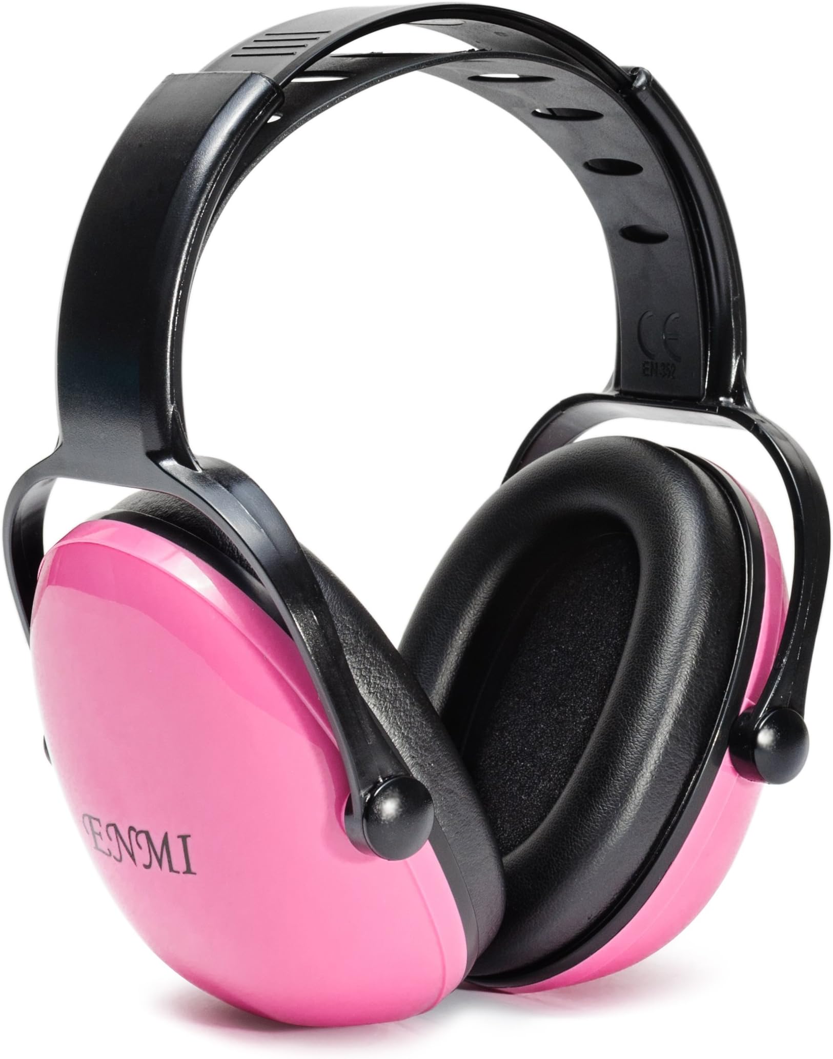 Enmi Baby Ear Defender Hearing Protection Earmuffs Noise Reduction, 3 Months+, Comfortable for Travelling Leaning Rest (Pink)