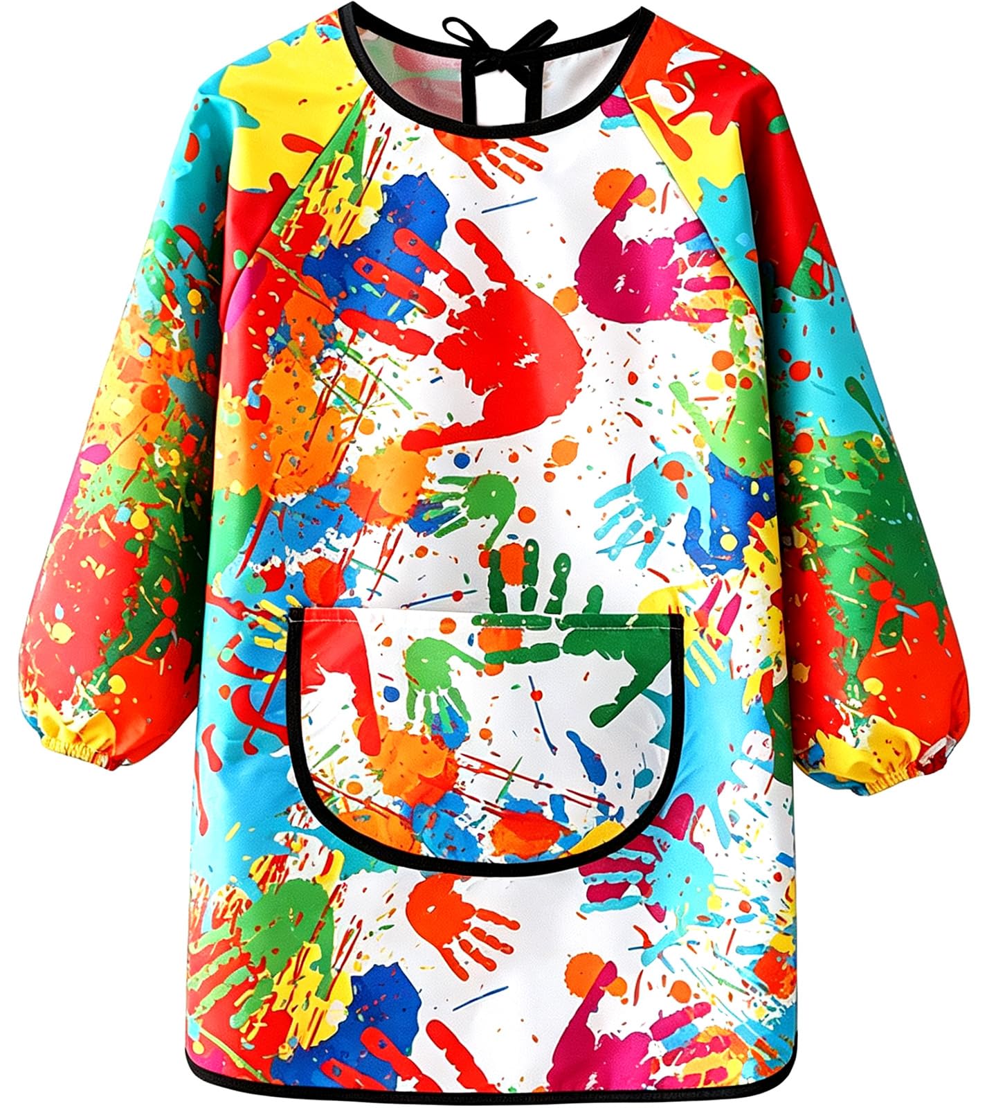 Lynmquober Kids Waterproof Art Smock Long Sleeve Painting Apron Colour XL
