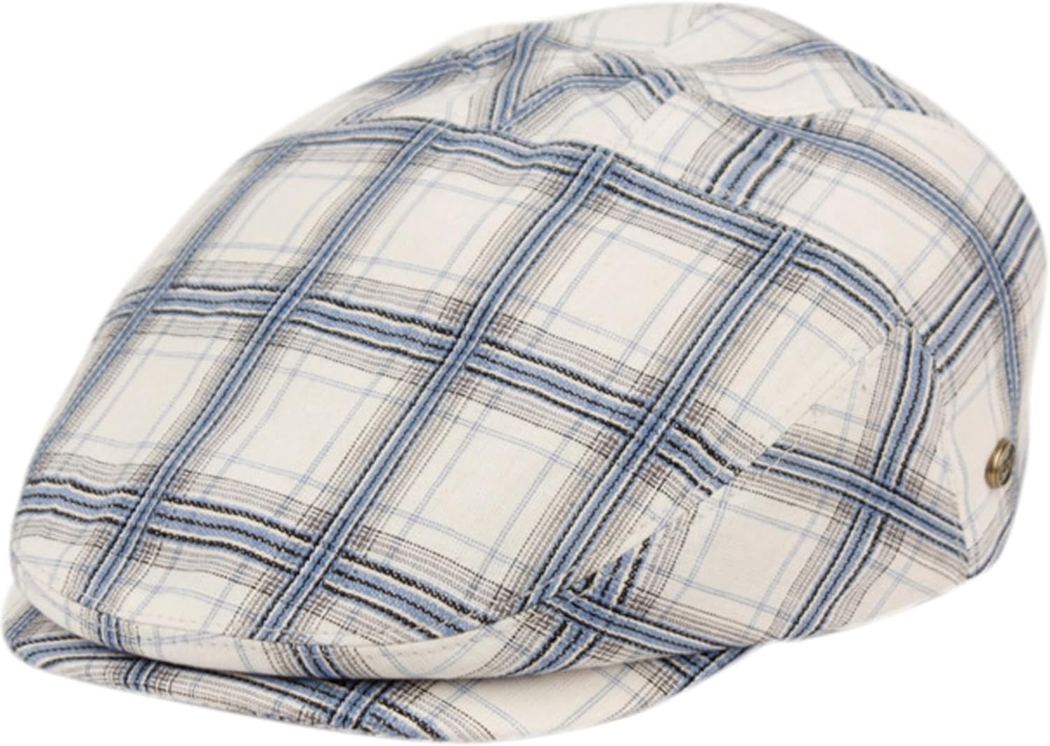 Men’s Cotton Flat Ivy Cap Lightweight Breathable Driving Hat Classic Golf Cabbie Newsboy Style Cap