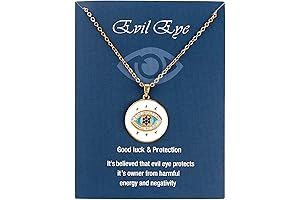 Shielding Green Evil Eye Necklace for Empowerment