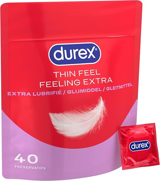 Durex Feeling Extra Préservatifs fins et lubrifiés