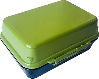 三好製作所 保冷剤一体型 ランチボックス GEL-COOL deli キャビアブラック×オリーブグリーン 0101-0159