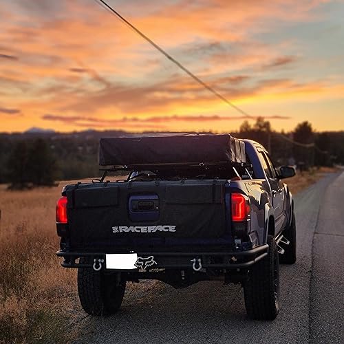 Miniatura 4 de WOLFSTORM Luz trasera LED para Toyota Tacoma 2016-2023, montaje de repuesto de luz trasera Toyota Tacoma 2016-2013, 1 par (lente transparente)