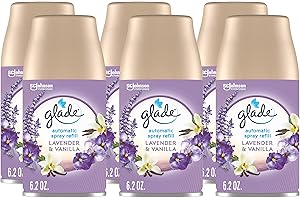 Energizing Lavender Vanilla Velvety Berry Bliss Glade Automatic Spray Refills 6-Pack