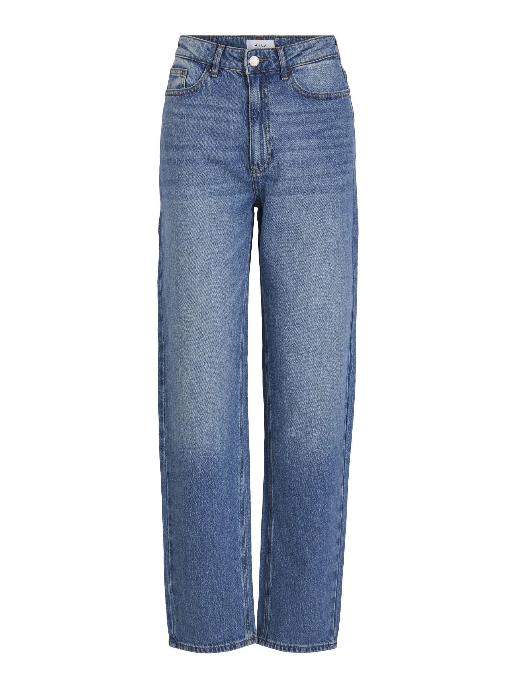 Vila Damen Jeans Vikelly Jaf Hw Straight Jeans-noos