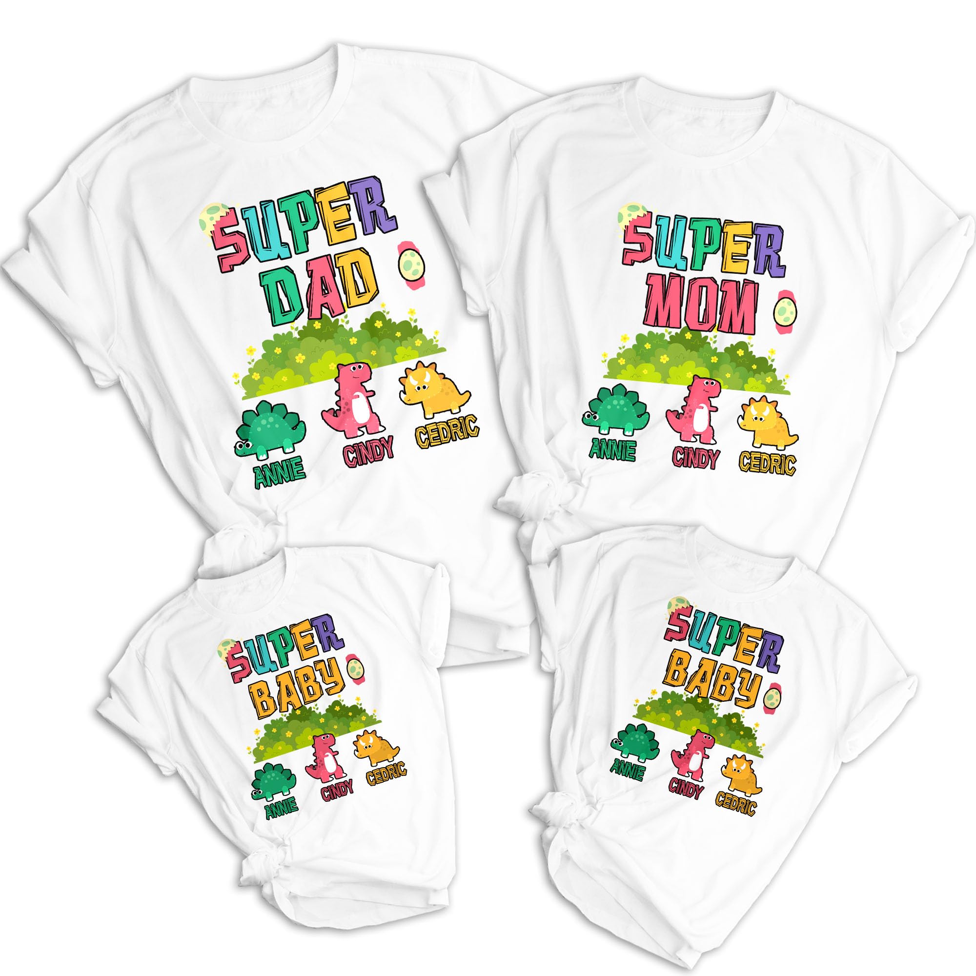 Para La Familia Iguales Camisetas Familiares Personalizadas