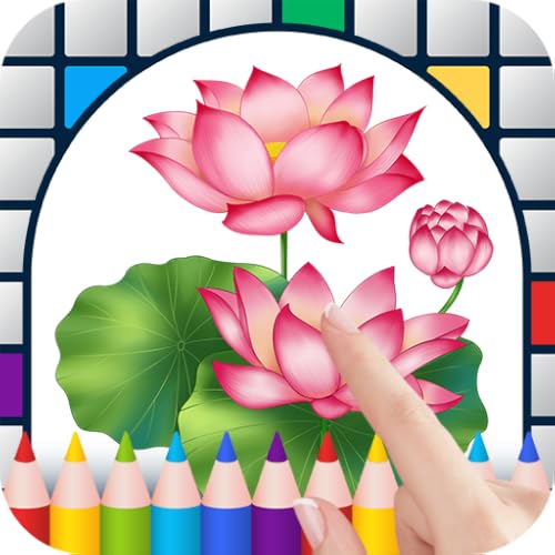 Lotus Flowers Color by Number Pixel Art Game