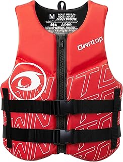 Owntop Chaleco de Ayuda a la Flotabilidad para Adultos | Chaleco de Flotabilidad de Neopreno | Chaleco de Natación Plegable y Ligero con Doble Hebilla | para Kayak, Paddle y Pesca