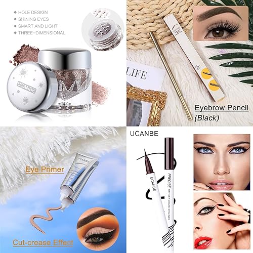 Miniatura 7 de Juego de maquillaje profesional, kit de maquillaje todo en uno, juego de regalo de belleza navideña, kit completo de cosméticos para mujeres y