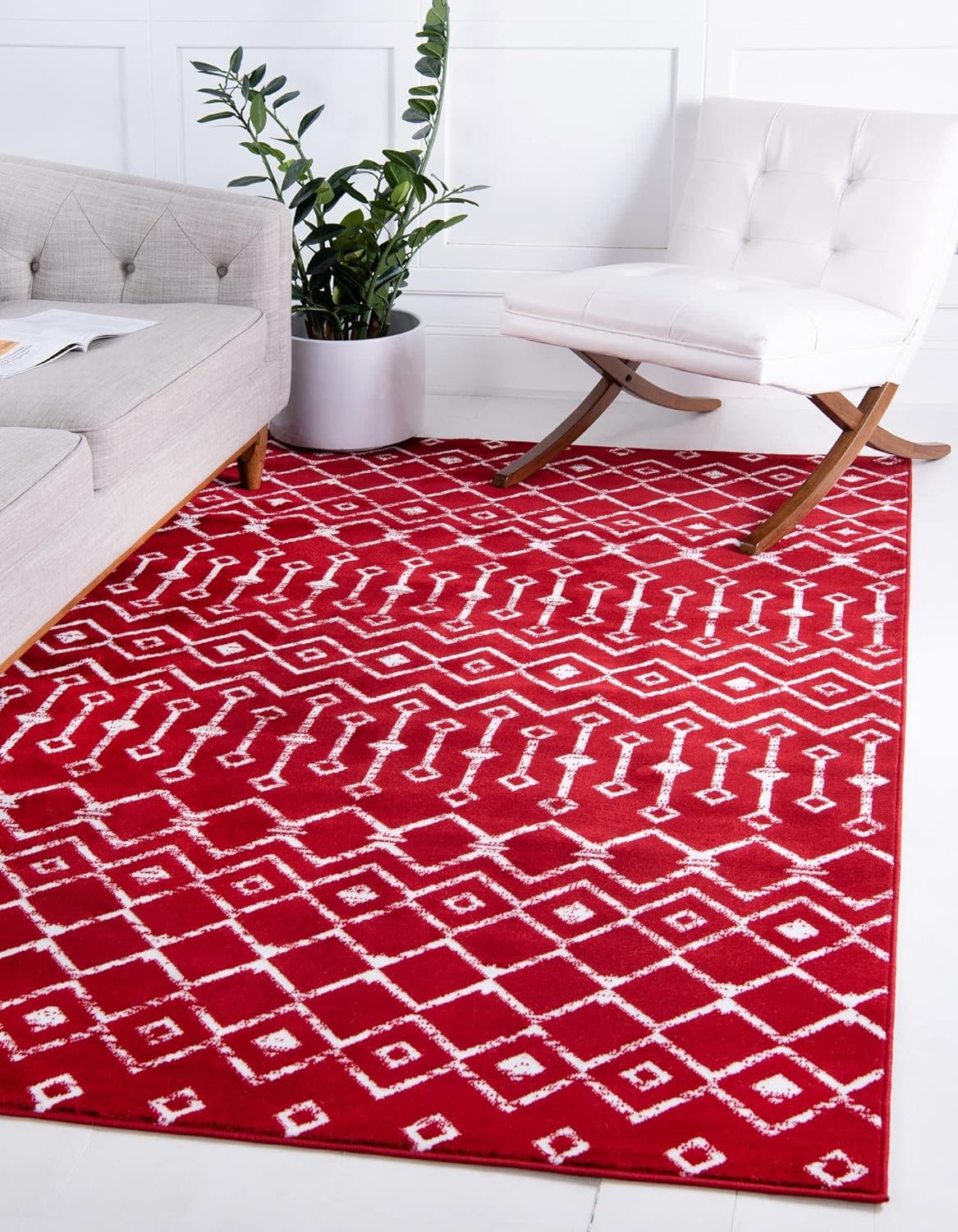 Geometric Kasbah Trellis Collection Rug 3 X 5