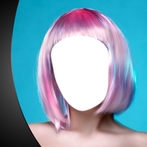 Salão de fotos de estilo de cabelo de cor