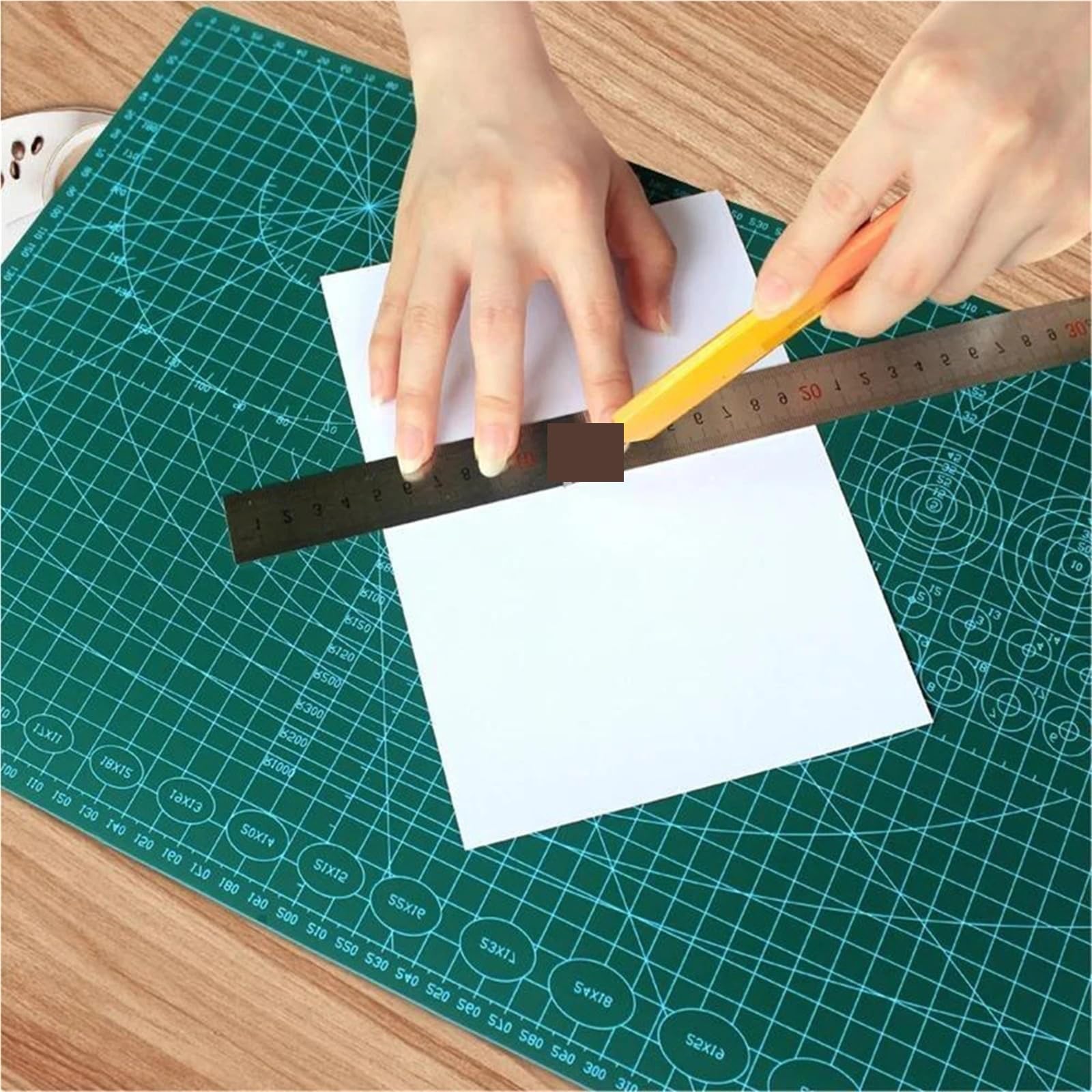 tappetino da taglio Tappetino da taglio A1 A2 in PVC, auto-riparante, cucito, studente, arte, fai te, carta, incisione, riparazione, lavoro di saldatura per lavori manuali(A1(90x60CM))