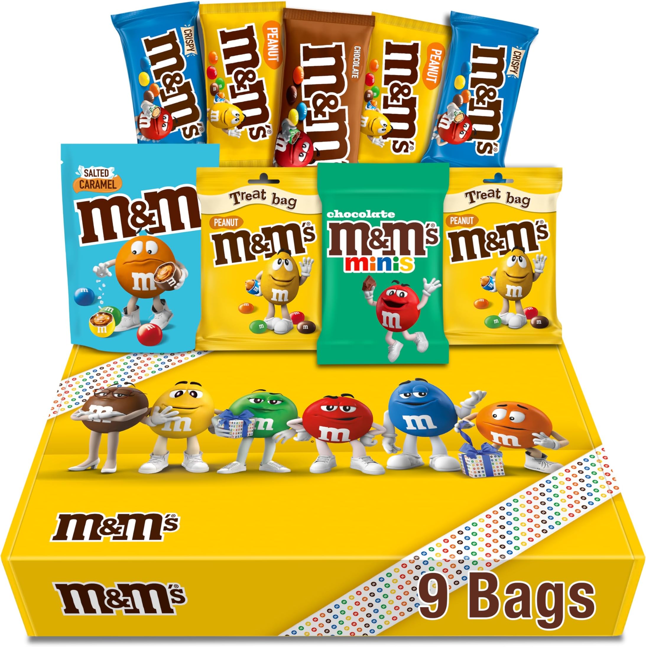Variety Chocolate Hamper Gift Box | Peanut | Crispy | Chocolate | Mini's | Gift for Him and Her, Perfect for Birthday, Thank You or Celebration Gifts