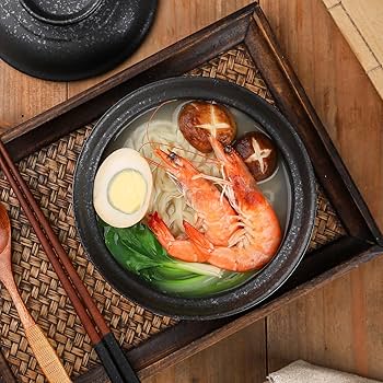 VALIEM 鉢 RU-BW-XS13BK ROUGH / BOWL-XS13 Amazon.com | VanEnjoy Microwavable Ramen Bowl with Lid, 25