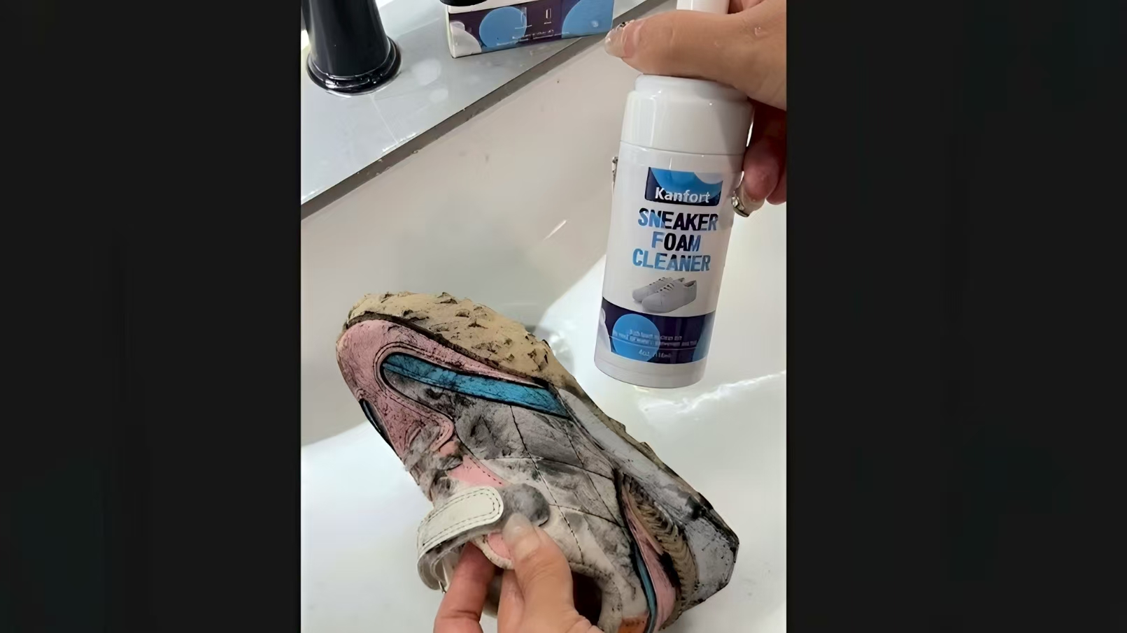 Amazon.com: kanfort Shoe Cleaner kit, Sneaker Foam Cleaner Kit