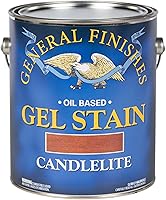 Vista 42 de General Finishes - Tinte en gel base de aceite, 1 cuarto de galón, cereza georgiana