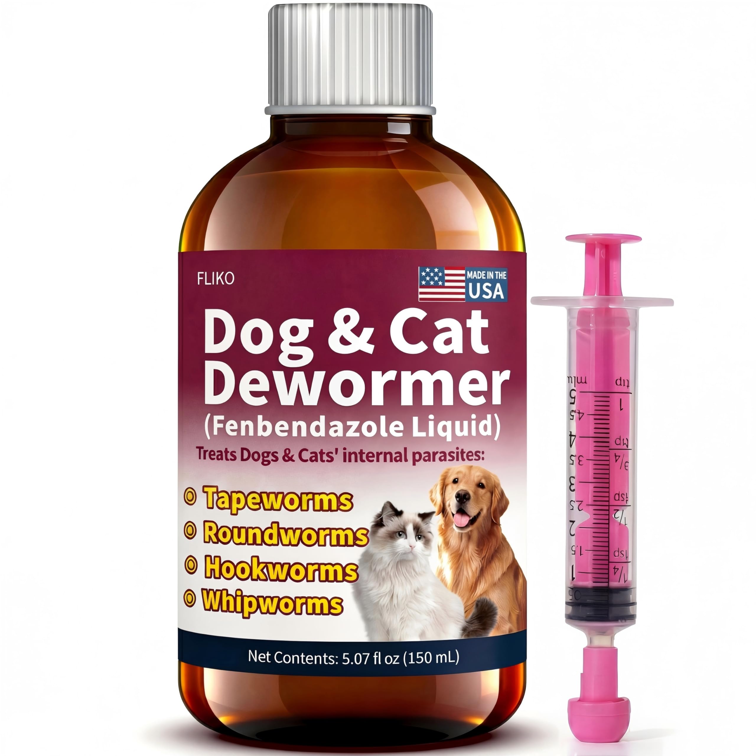 FLIKO Fenbendazole Liquid Dewormer