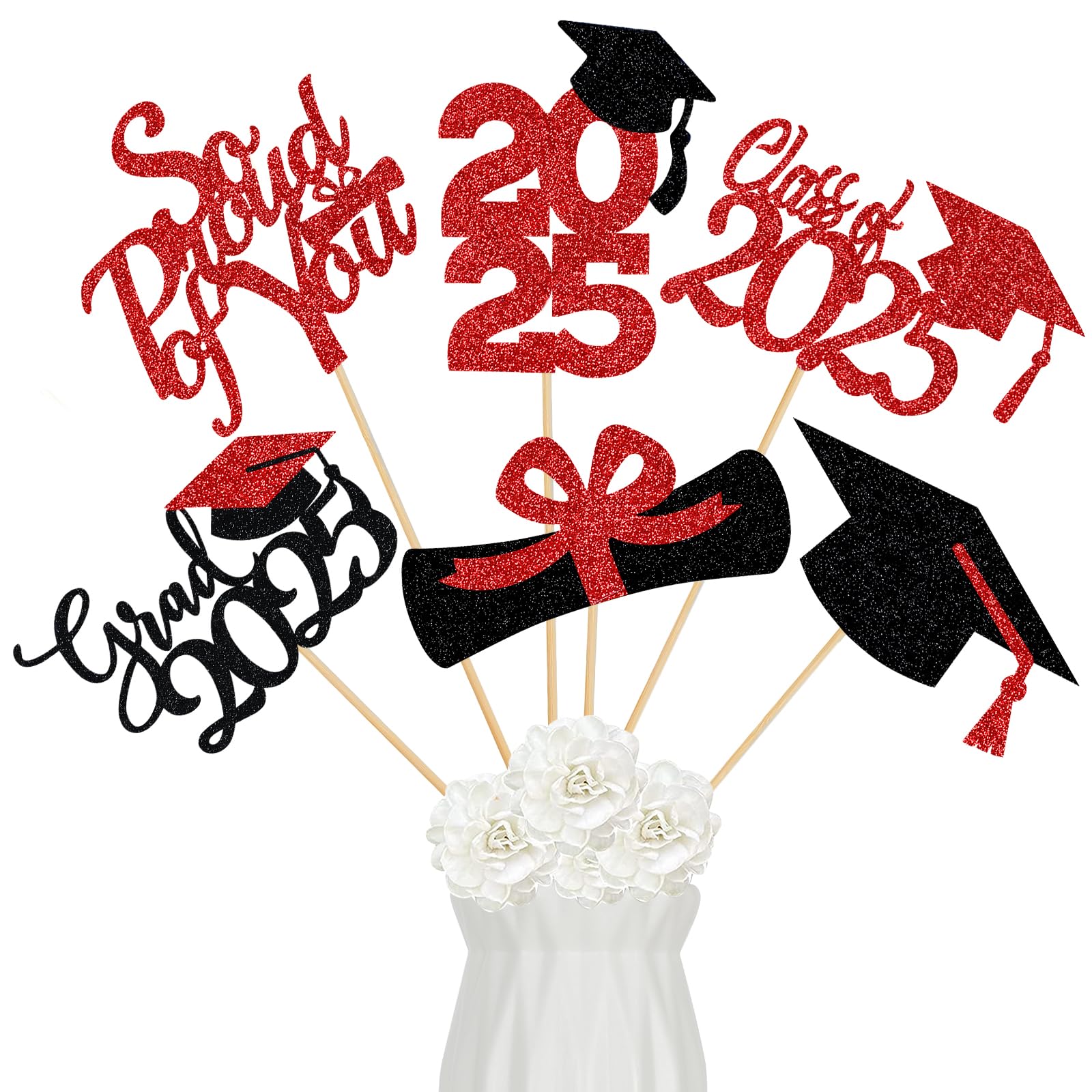 5 Personalized Graduation Centerpiece Ideas // Hostess with the Mostess®, image size:1600x1600