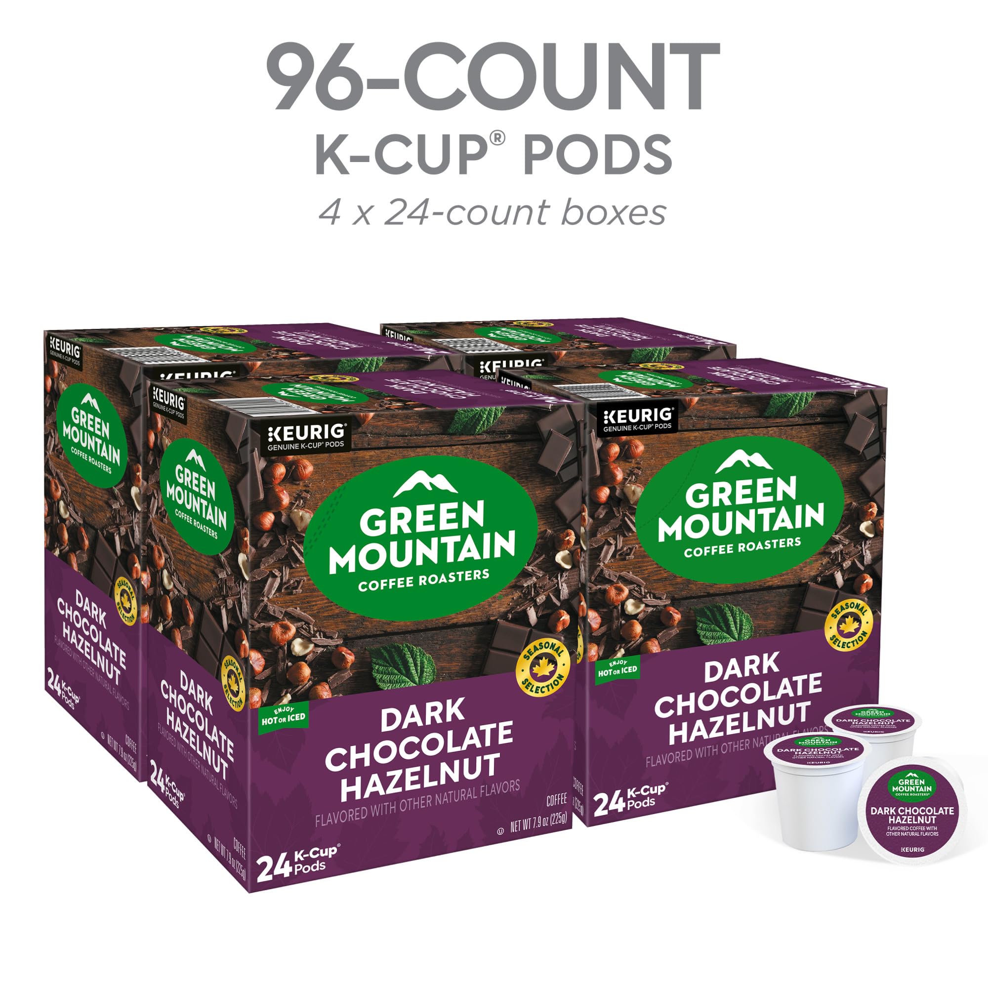 Amazon.com: Green Mountain Coffee Roasters Dark Chocolate Hazelnut