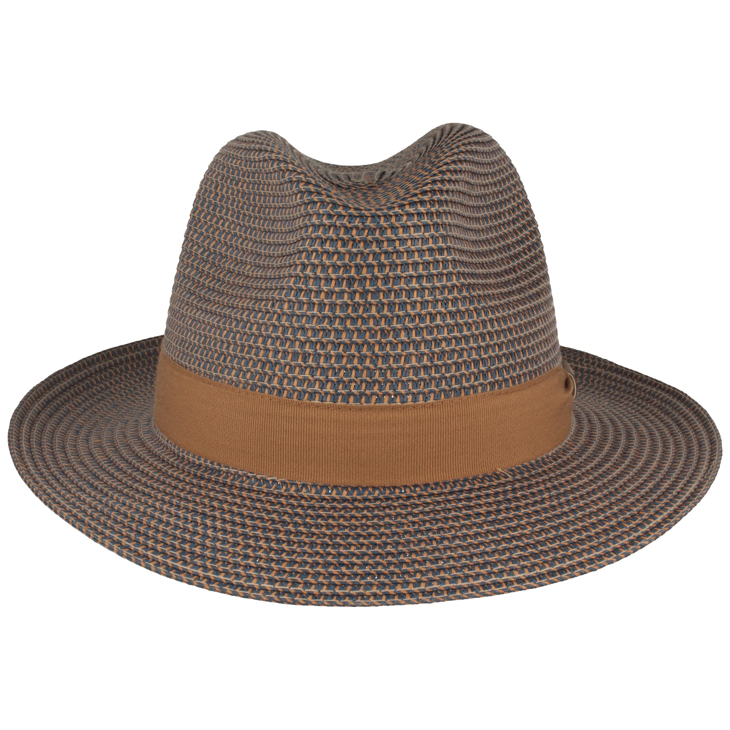 Breiter Cappello di Paglia Cappello Estivo in 100% Carta Cappello da Sole particolarmente Leggero, Flessibile, Delicato sulla Pelle e Comodo