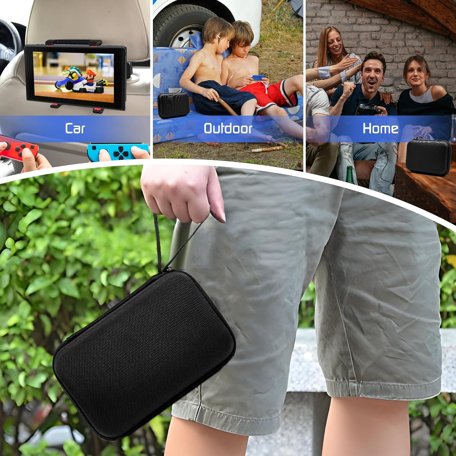 DPVPER Carrying Case for Gameboy Advance SP, Accessories for GBA SP, Hard Storage Portable Bag for GBA SP - Holds 8 Games - Image 6